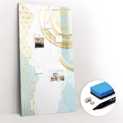 Magnetic marker board Palm leaves