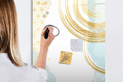 Magnetic marker board Palm leaves