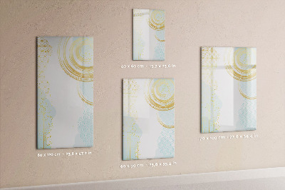 Magnetic marker board Palm leaves