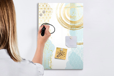 Magnetic drawing board Palm leaves