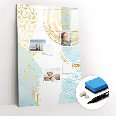 Magnetic marker board Palm leaves