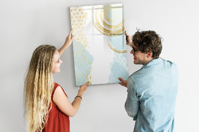 Magnetic marker board Palm leaves