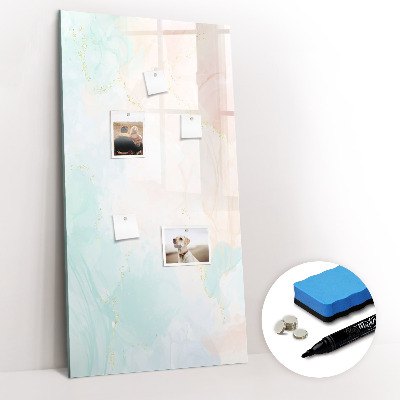 Glass dry erase board magnetic Decorative abstract