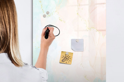 Glass dry erase board magnetic Decorative abstract