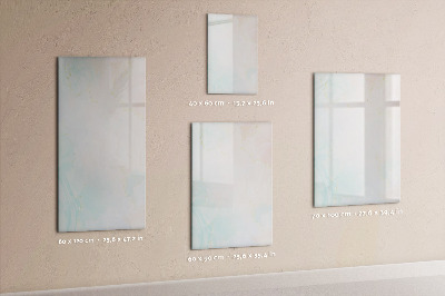 Glass dry erase board magnetic Decorative abstract