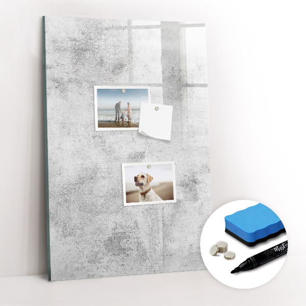 Glass dry erase board magnetic Meal planner