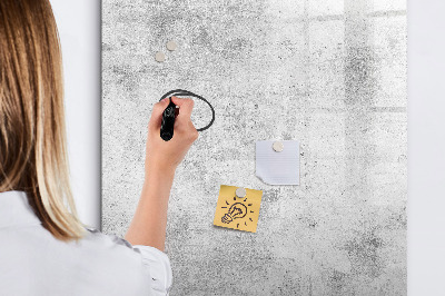Glass dry erase board magnetic Meal planner