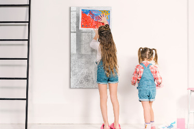 Glass dry erase board magnetic Meal planner