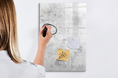 Glass dry erase board magnetic Meal planner