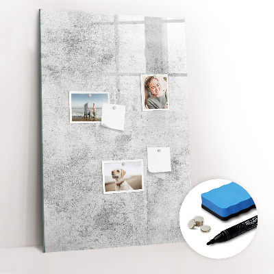 Glass dry erase board magnetic Meal planner