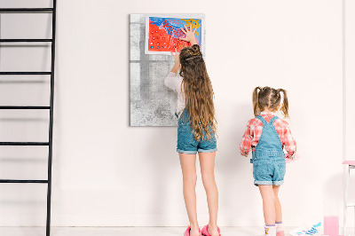 Glass dry erase board magnetic Meal planner