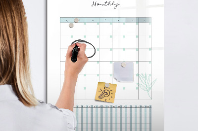 Magnetic marker board Yearly planner