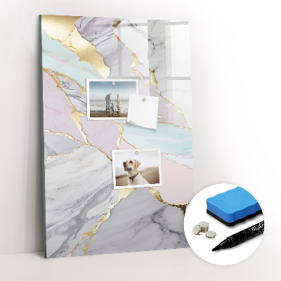 Magnetic marker board Menu planner