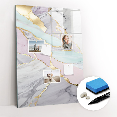 Magnetic marker board Menu planner