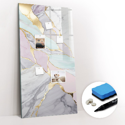 Magnetic marker board Menu planner