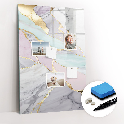 Magnetic marker board Menu planner