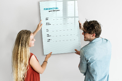 Magnetic marker board Marble