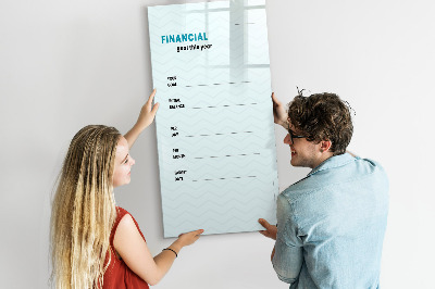 Magnetic board with marker Marble