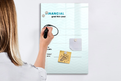 Magnetic marker board Marble