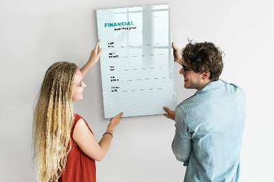 Magnetic marker board Marble