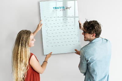 Magnetic marker board Health planner