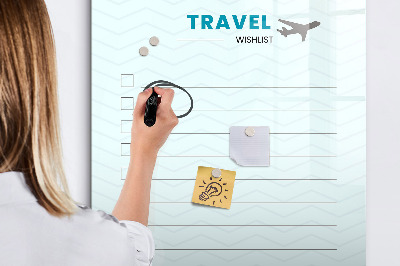 Magnetic marker board Health planner