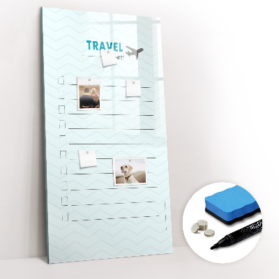 Magnetic marker board Health planner