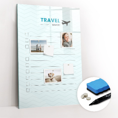 Magnetic drawing board Health planner