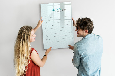 Magnetic marker board Health planner
