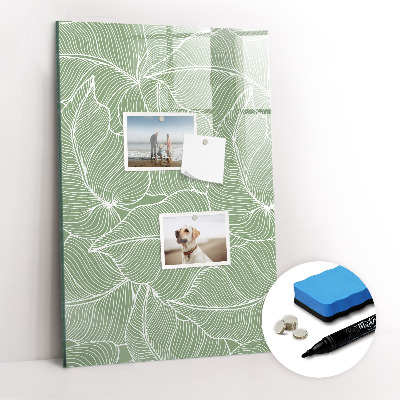 Glass dry erase board magnetic Goal planner