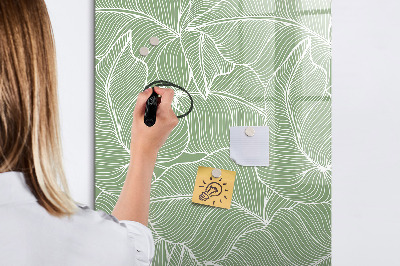 Glass dry erase board magnetic Goal planner
