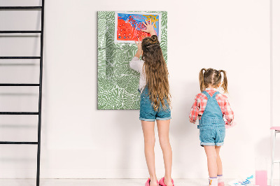 Glass dry erase board magnetic Goal planner