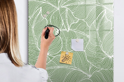 Glass dry erase board magnetic Goal planner