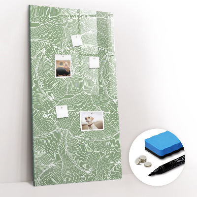 Glass dry erase board magnetic Goal planner