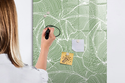 Glass dry erase board magnetic Goal planner