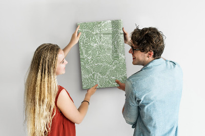 Glass dry erase board magnetic Goal planner