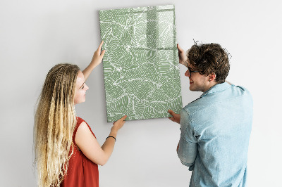 Glass dry erase board magnetic Goal planner
