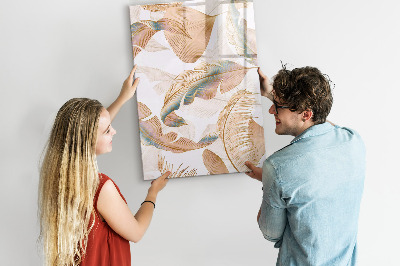 Magnetic marker board Decorative marble