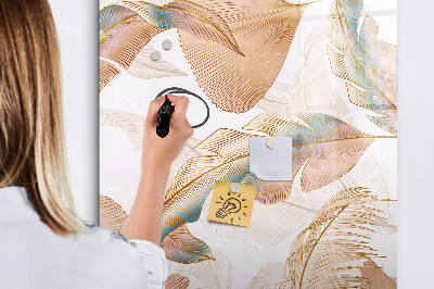 Magnetic marker board Decorative marble