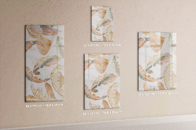 Magnetic marker board Decorative marble