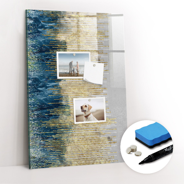 Magnetic marker board Decorative pattern