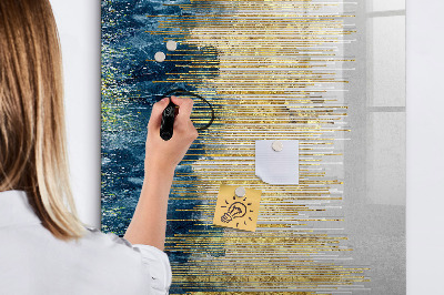 Magnetic marker board Decorative pattern