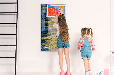 Magnetic marker board Decorative pattern