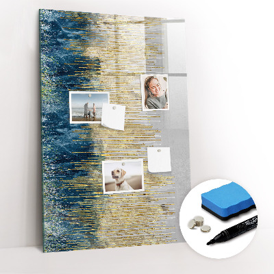 Magnetic marker board Decorative pattern