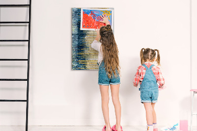 Magnetic marker board Decorative pattern