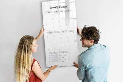 Glass dry erase board magnetic Decorative pattern