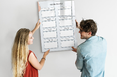 Glass dry erase board magnetic Board