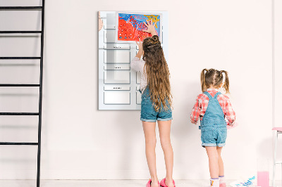 Glass dry erase board magnetic Board