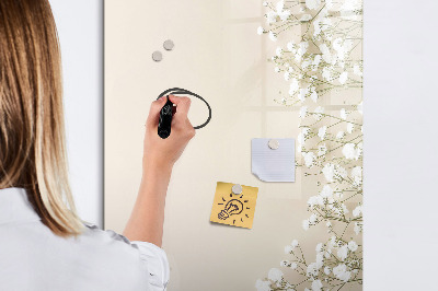 Magnetic marker board Vision board