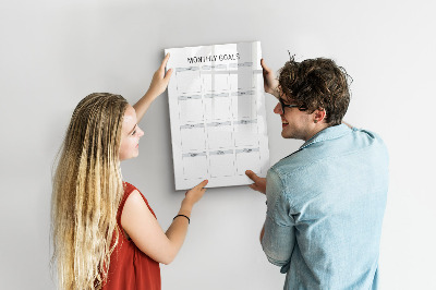 Magnetic drawing board Vision board